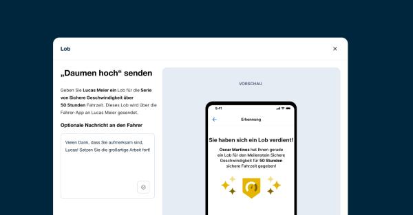 Neues Feature stärkt Sicherheitskultur: Samsara führt Anerkennungsprogramm für Fahrer ein