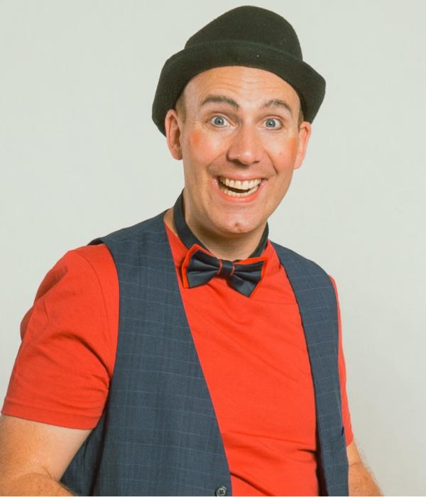 Jan Karpawitz als Gesundheitclown in der Hospiz Gesundheit!Clowns - ein Weg in die Freude?