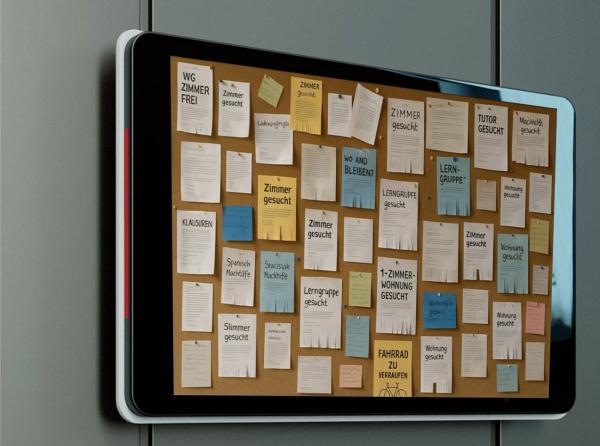 Das digitale Schwarze Brett optimiert die Organisation in Bildungseinrichtungen
