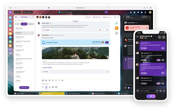 IceWarp IceWarp ermöglicht jetzt das Teilen von Dokumenten und Ordnern mit Microsoft-, Google- oder Apple-Benutzern - inklusive Zugang zum TeamChat