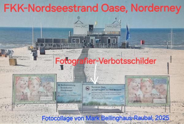 Die Rentnerin Ulla W., 76, missachtet Verbot: fotografiert & teilt Norderney-FKK-Nackte im Internet - Strafe?