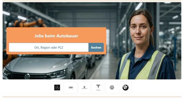 Jobs-beim-Autobauer.de Neues Karriereplattform für die Autobranche