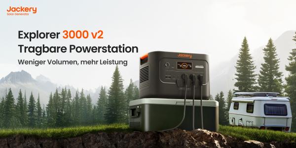 Leichteste 3-kWh-Powerstation: Jackery Explorer 3000 v2