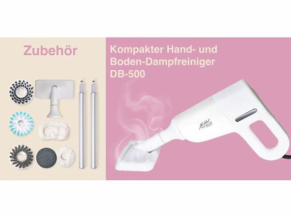 Sichler Haushaltsgeräte 3in1 Hand- & Boden Dampfreiniger DB-500, 1.200 Watt, www.pearl.de Sichler Haushaltsgeräte 3in1 Hand- & Boden Dampfreiniger DB-500