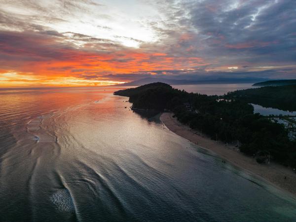 Herrliches Strandresort: Das Isla Jardin liegt in einer der schönsten Ecken der Philippinen Ist das Isla Jardin del Mar in Glan auf den Philippinen