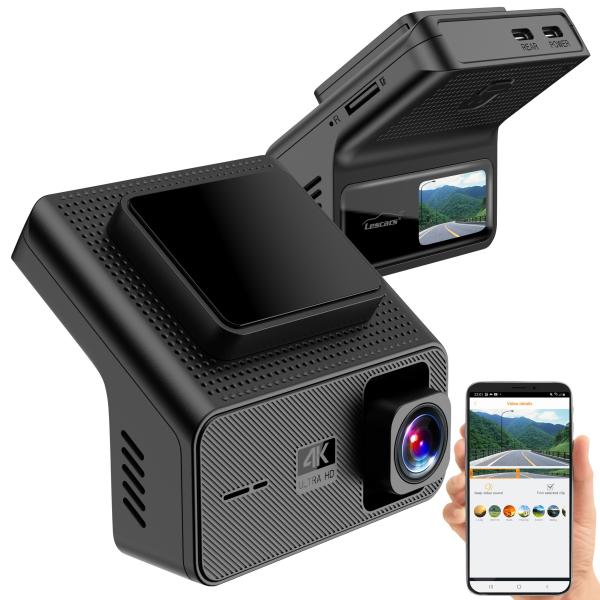 Lescars 4K-UHD-Dashcam mit GPS MDV-3170 / www.pearl.de / PEARL GmbH Lescars 4K-UHD-Dashcam mit GPS MDV-3170