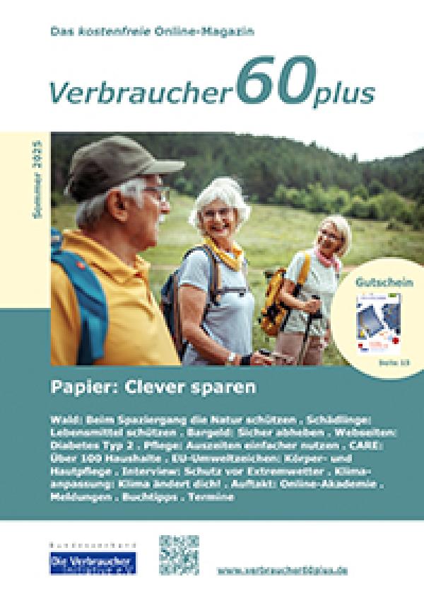Online-Magazin "Verbraucher60plus"