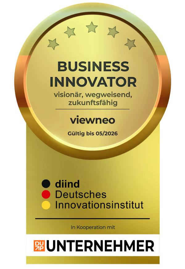 viewneo erhält Auszeichnung als "Business Innovator 2025"