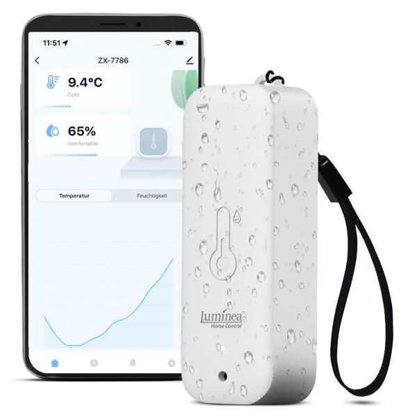 www.pearl.de / PEARL GmbH / Best. Nr. ZX-8914-625 Luminea Home Control Thermometer & Hygrometer, BT5, App