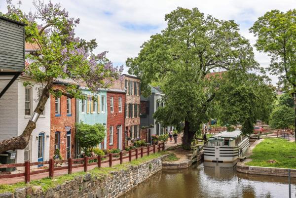 Der C&O Canal beginnt in dem Washingtoner Stadtteil Georgetown. Vom wichtigen Transportweg zum Erholungsparadies: Der C&O Canal in Maryland vereint Geschichte und Outdoor-Abenteuer