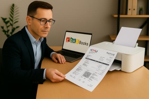 QR Rechnung in Zoho Books erstellen, einfach und schnell Die neue QR-Rechnungserweiterung für Zoho Books