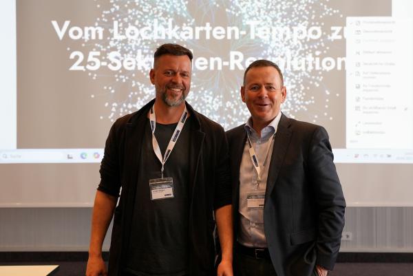 (v.l.) Arndt Hüsges (CEO&Founder Hüsges Gruppe), Christoph Hölzlwimmer (CEO Instavalo/Hüsges Gruppe) Hüsges ist neuer Premiumpartner des VMF