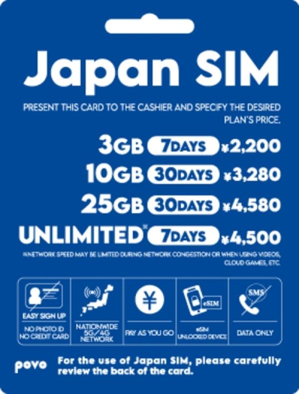 KDDI startet ab 1 Juli 2025 povo2.0 Japan SIM in rund 14600 Lawson Filialen mit flexiblen mobilen Datenpaketen für internationale Besucher in Japan