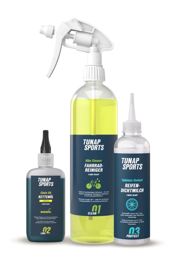 Mit den neuen Produktkategorien Clean, Lube und Protect bietet Tunap Sports klare Orientierung. Tunap Sports zeigt neues Gesicht