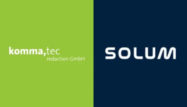 komma,tec redaction und SOLUM komma,tec und SOLUM schliessen Partnerschaft