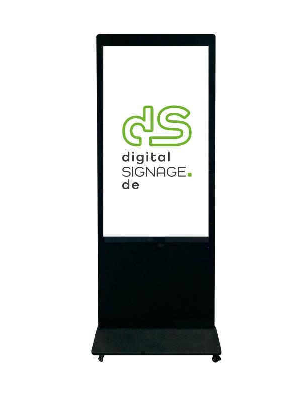 Digitaler Kundenstopper von digitalSIGNAGE.de - Die Komplettlösung für moderne und flexible Kundenansprache