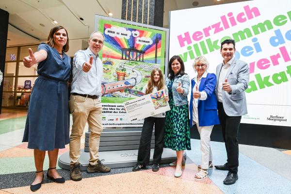wirBERLIN Plakatwettbewerb: 2.000 Kinder gestalten Berlins Mobilität von morgen
