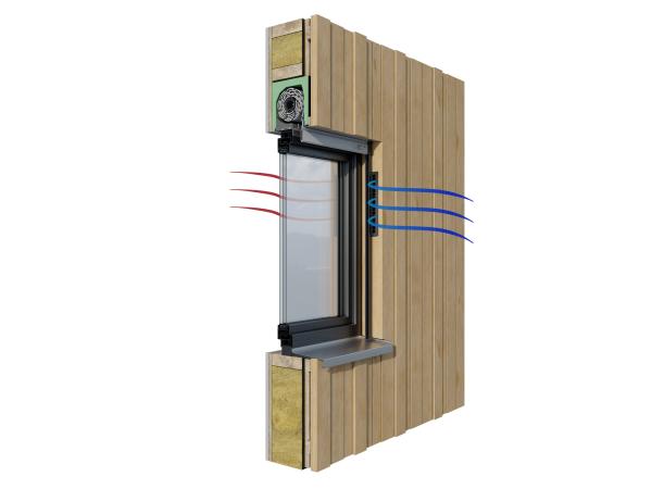 Lüftungslösungen für die Laibung: AIRFOX® HB von Beck+Heun Lüftungslösungen für die Laibung
