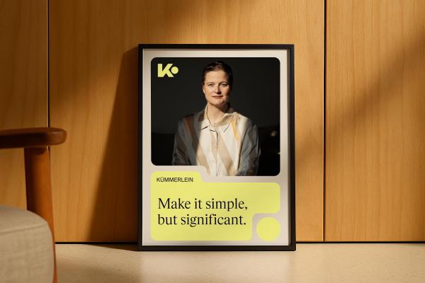 KittoKatsu Boutique Branding makes Kümmerlein's legal identity simple and significant