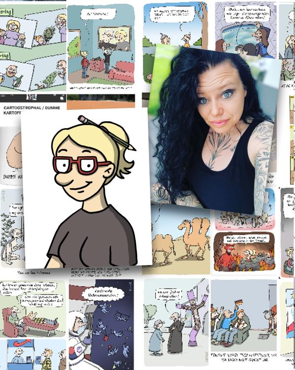 Sängerin Steffi Dorn und Cartoonistin MENZE "feiern" Katy Perrys Weltraumtrip