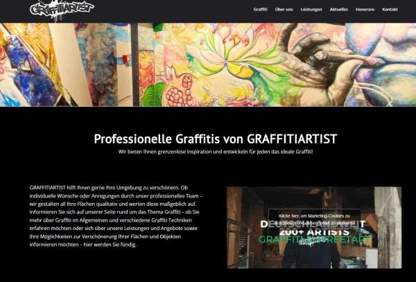 Graffitiartist.de: Blogs verkaufen & kreative Graffiti-Kunst für individuelle Wandgestaltungen