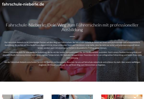 Mobilität beginnt mit Vertrauen - Die Fahrschule Nieberle stellt sich vor