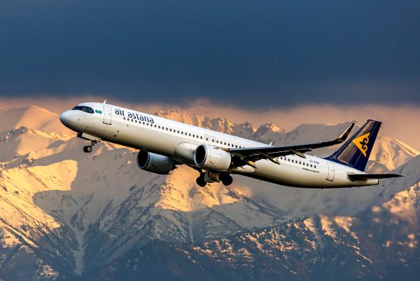 Flugplanänderung zum Winter: Günstigere Abflugzeiten für die Air-Astana-Verbindung Frankfurt-Almaty