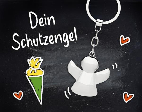 Ein Schutzengel-Schlüsselanhänger ist eine tolle Geschenkidee zum Schulanfang Ein Schutzengel zum Schulanfang