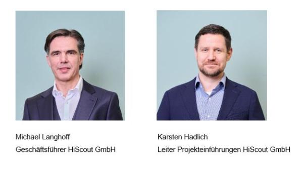 Michael Langhoff und Karsten Hadlich HiScout gewinnt Rahmenvertrag des IT-Dienstleistungszentrums Berlin (ITDZ Berlin) für ISMS-GRC-Tool