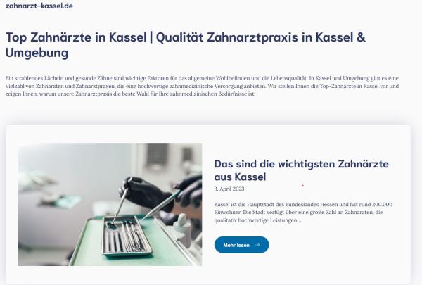 Zahnarzt in Kassel: Zwischen Hightech und Menschlichkeit