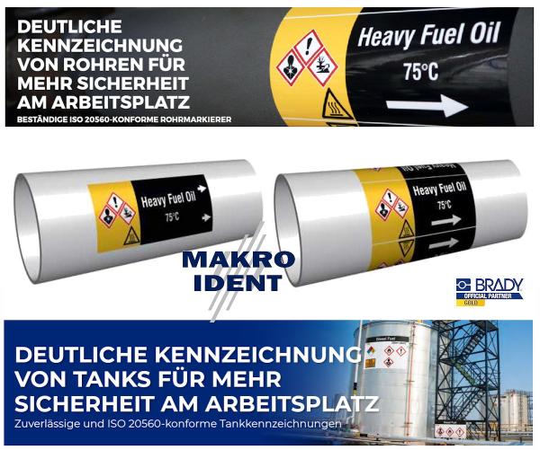 ISO 20560 Rohrmarkierer - Sichere Kennzeichnung für Rohre und Tanks