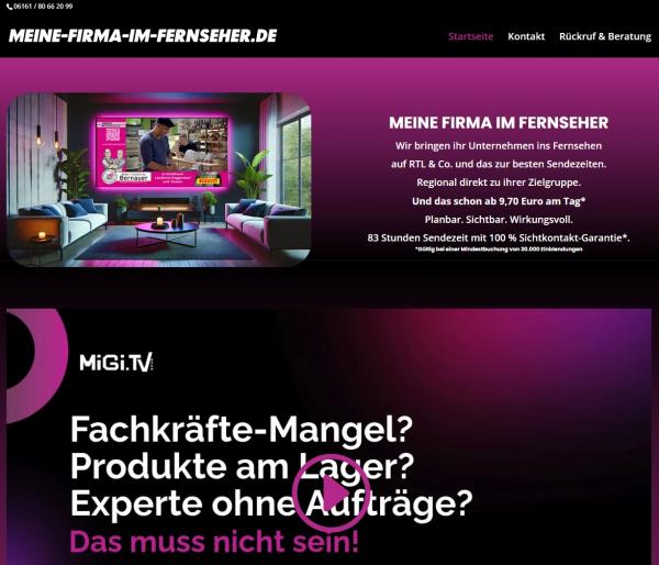 Regionale TV-Werbung für jeden Mittelständler