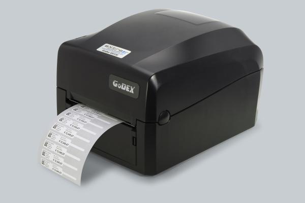 Exklusiv bei eXtra4: für die Schmuck-Branche modifizierter Etikettendrucker Godex GE-330M (300 dpi) Neuer Etiketten-Drucker für die Schmuck-Branche