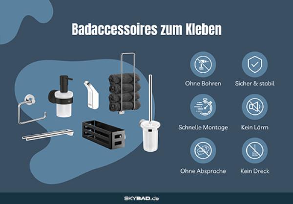 Badaccessoires zum Kleben Badaccessoires zum Kleben