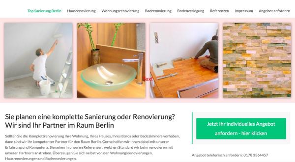 Top Sanierung Berlin - Hausrenovierung Berlin Komplettrenovierungen und Komplettsanierungen sind sehr beliebt in 2025