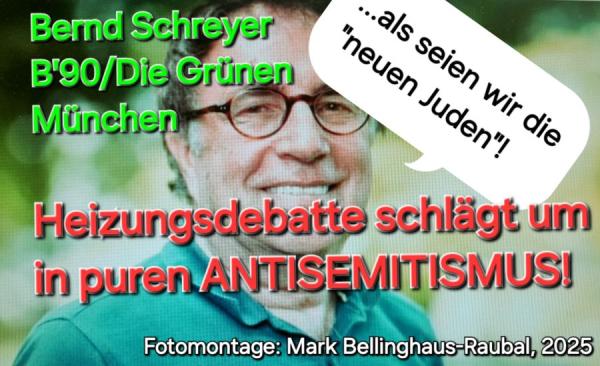 Bündnis 90/Die Grünen Bernd Schreyer "die neuen Juden" Posting: Urteil wegen Volksverhetzung gefallen