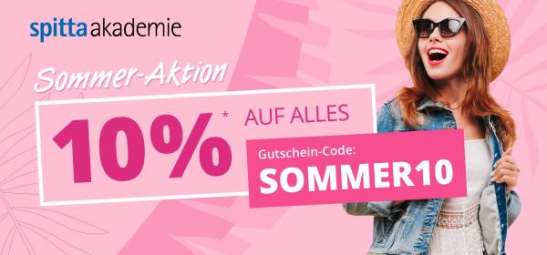 Letzte Chance Sommeraktion - 10% auf alle Weiterbildungen