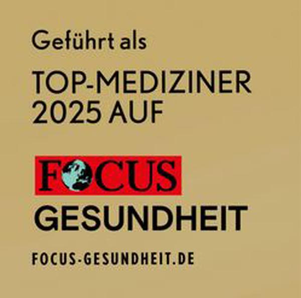 Die Praxis Prof. Dhom hat 2025 gleich zwei Experten unter den TOP-Medizinern der Focus Ärzteliste