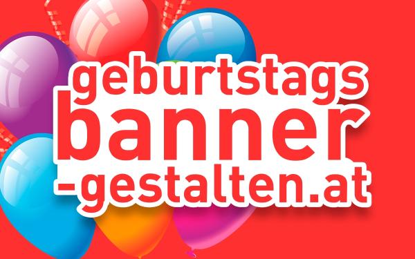 Einzigartige Geburtstagsbanner online gestalten
