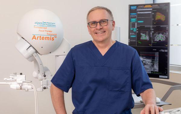 Prostata-Biopsie mit dem Artemis Fusionsbiopsie-System