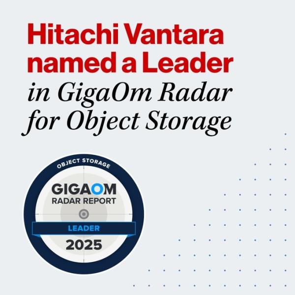 GigaOM zeichnet Hitachi Vantara für innovativen Object Storage aus