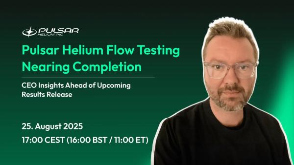 Nicht verpassen: Heute Live-Webinar mit Pulsar Helium-CEO Thomas Abraham-James!