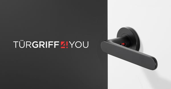 Türgriff 4 You . Türdrücker online bestellen Tiefes Schwarz: exklusive Türgriffe für moderne Architektur