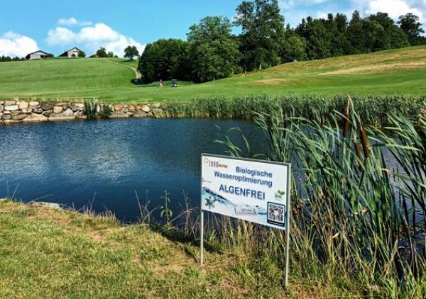 ZARO Biotec - biologisch algenfreie Teiche Golfclub Patting - Biologisch algenfreie, klare Teiche