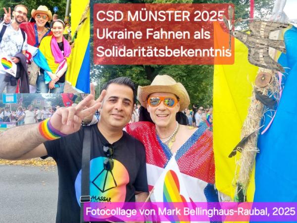 Partylaune beim CSD Münster 2025 CSD Münster 2025 LAUT UND BUNT FÜR QUEERE RECHTE!