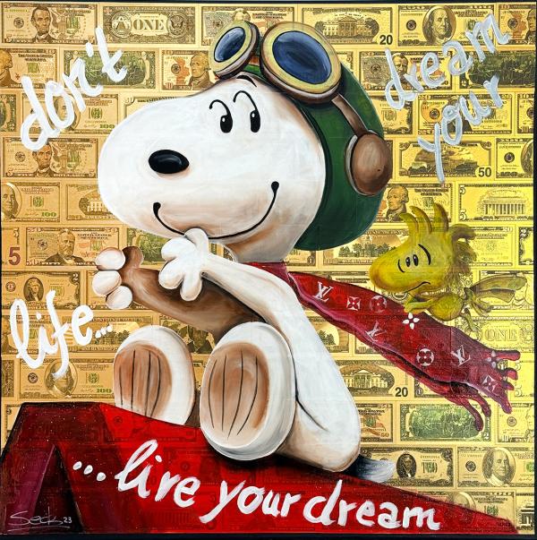 (c) Don´t dream your Life - Live Your Dream (erhältlich auf Anfrage) Inspire Art präsentiert aktuelle Pop Art-Ausstellung