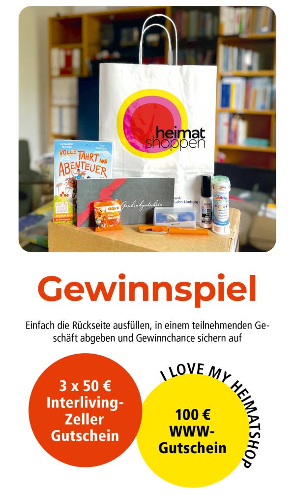 Wundertüten mit Gutscheinen und kleinen Geschenken Weilburg: mit Wundertüten Heimat shoppen