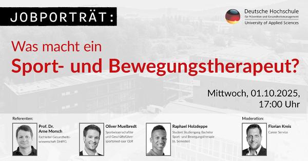 Jobporträt: Sport- und Bewegungstherapeut/in