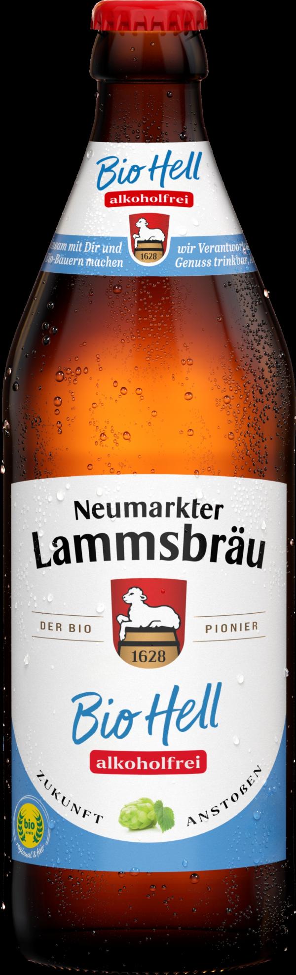 Das neue Neumarkter Lammsbräu Bio-Hell alkoholfrei Lammsbräu mit drei neuen Getränke-Highlights für 2026