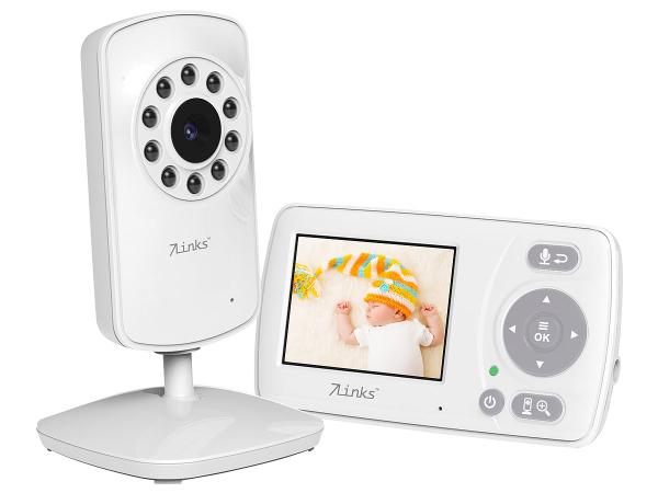 7links HD-Video-Babyphone VBP-240.hd mit LCD-Display